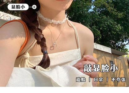 Bow Fringed Straw Sun Hat