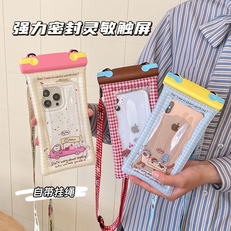 Animal Print Waterproof Touchscreen Phone Pouch (Various Designs)