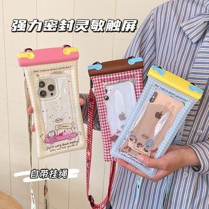 Animal Print Waterproof Touchscreen Phone Pouch (Various Designs)