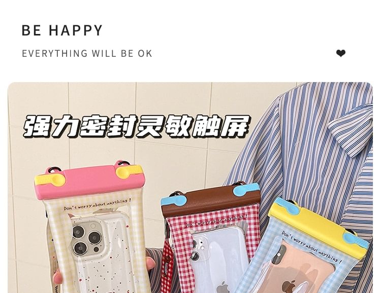 Animal Print Waterproof Touchscreen Phone Pouch (Various Designs)