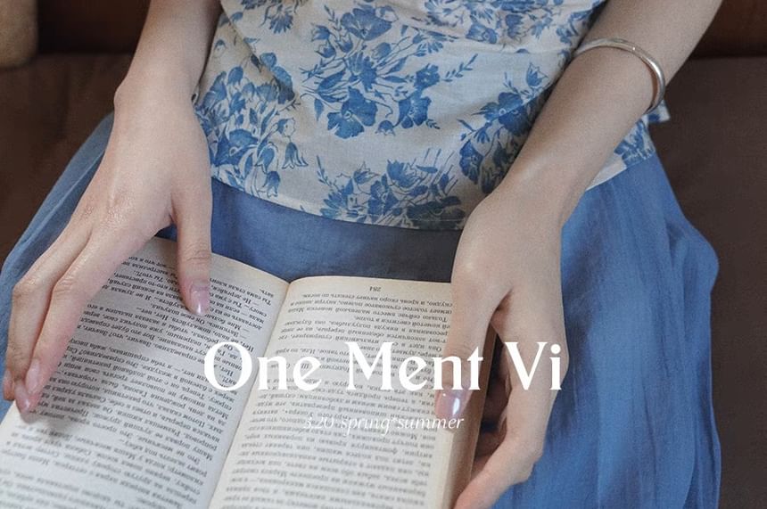 Sleeveless Floral Print Tube Top