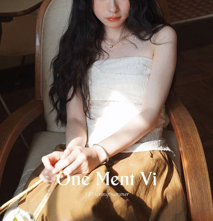 Top Print Tube Sleeveless Floral