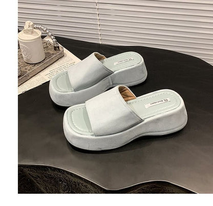 Platform Slide Sandals