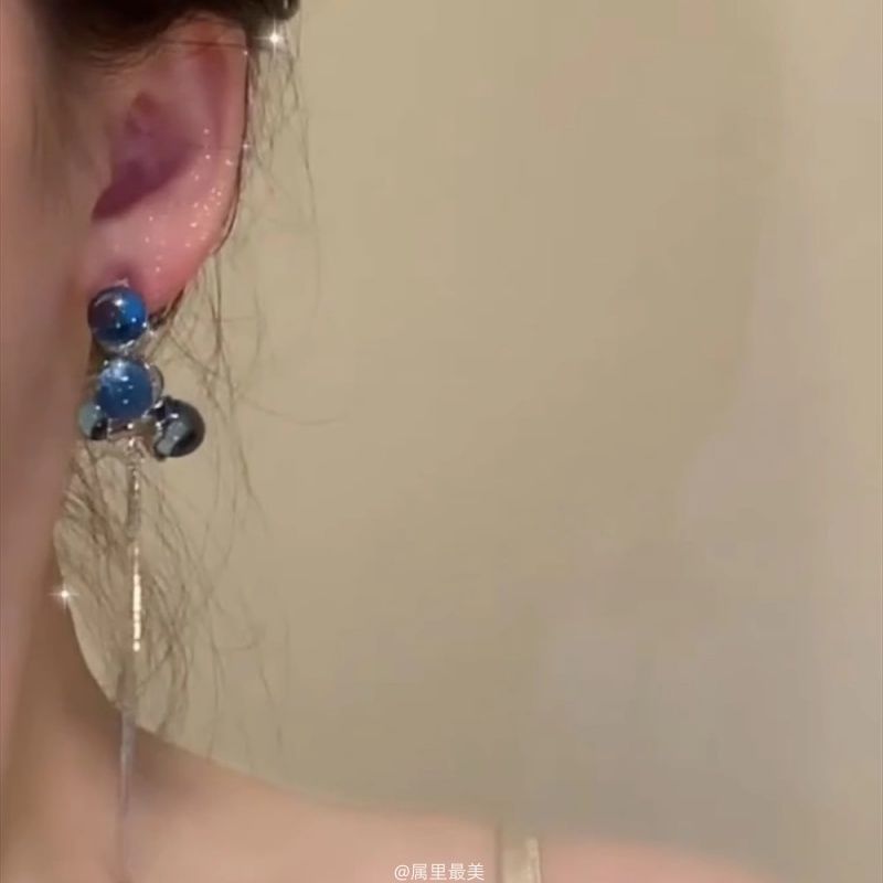 Beaded Fringe Earring Drop