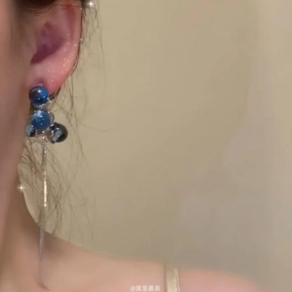 Beaded Fringe Earring Drop