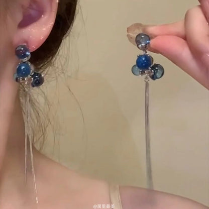 Beaded Fringe Earring Drop