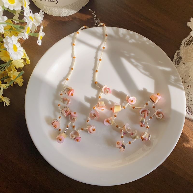 Bead Shell Necklace / Bracelet