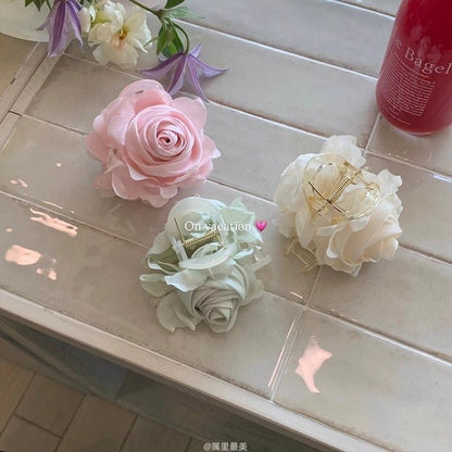 Claw Fabric Flower Hair