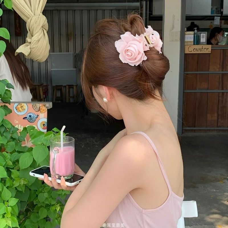 Claw Fabric Flower Hair