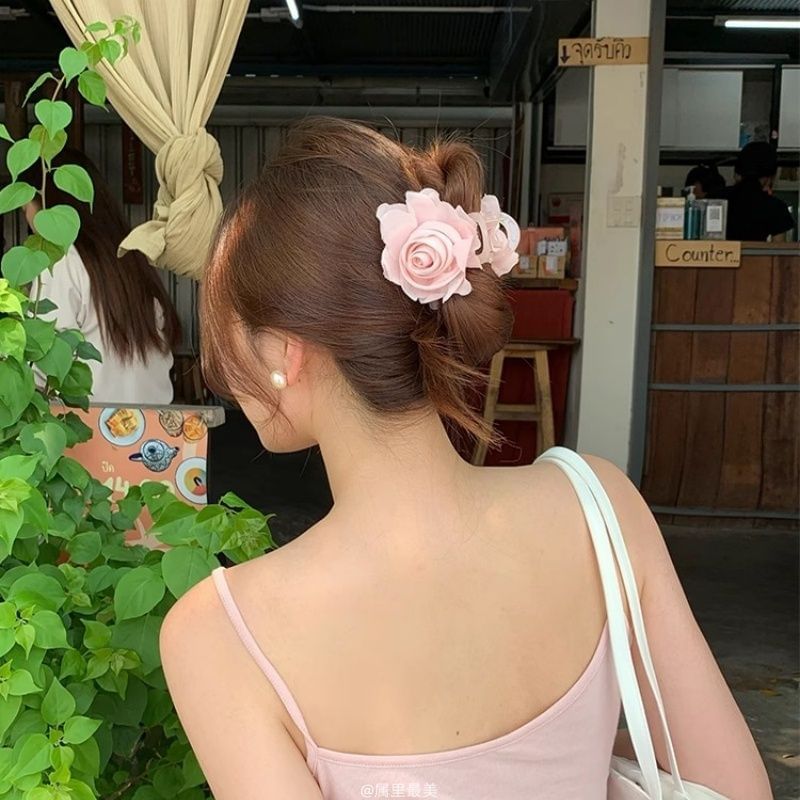 Claw Fabric Flower Hair