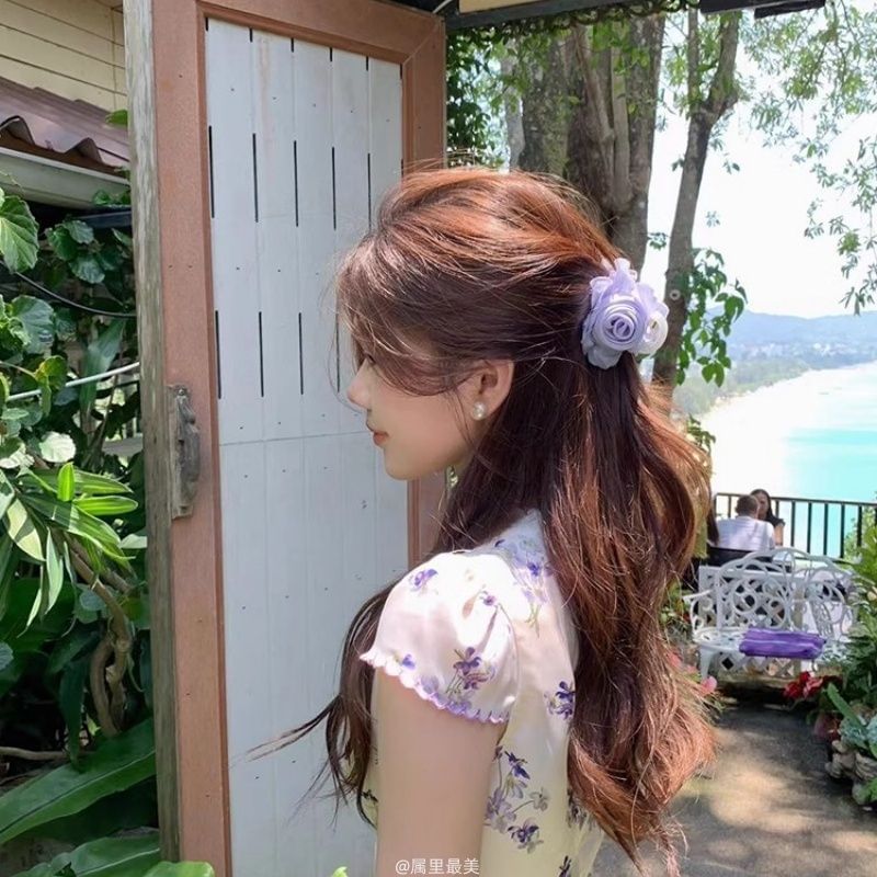 Claw Fabric Flower Hair