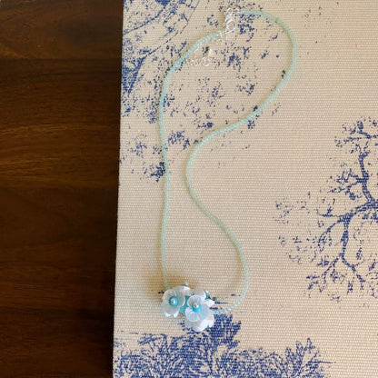 Earring Drop Beaded / Necklace Floral