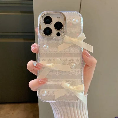 Case Print Phone Decoration Set Adhesive Strap / Ribbon Lace