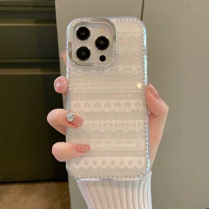 Case Print Phone Decoration Set Adhesive Strap / Ribbon Lace