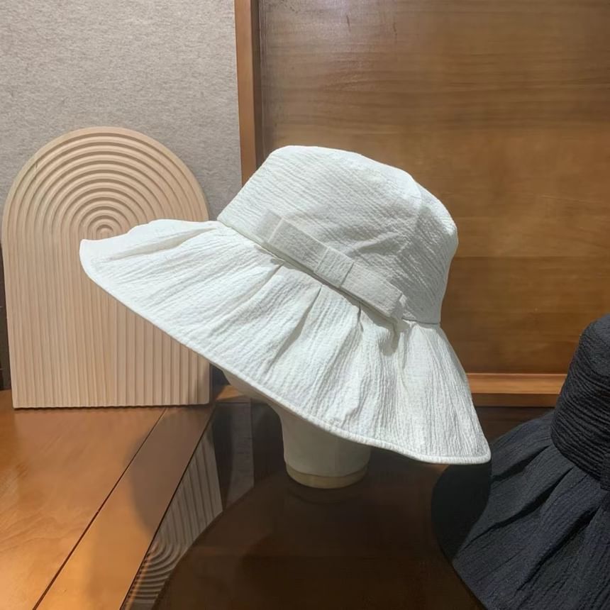 Plain Bow Sun Hat