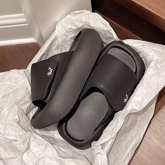 Platform Adhesive Sandals Strap