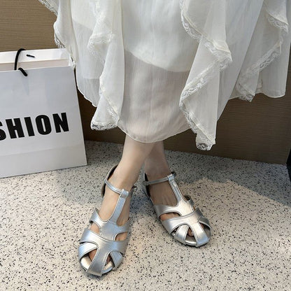 Cut Gladiator Sandals Low