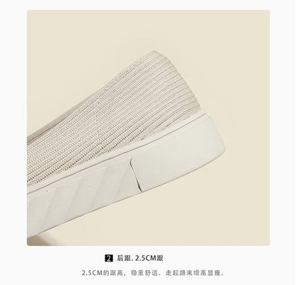 Buckled Platform Slip-Ons