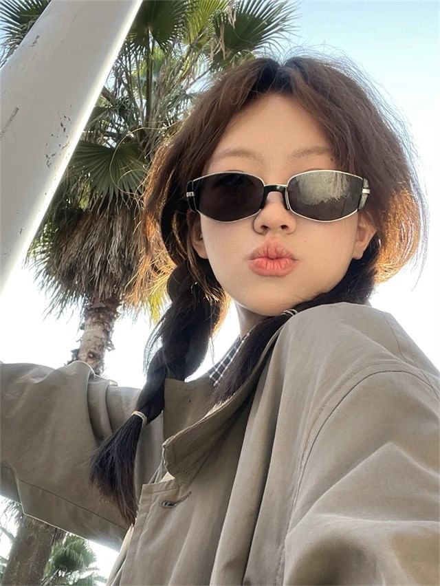 Rectangular Sunglasses Plain