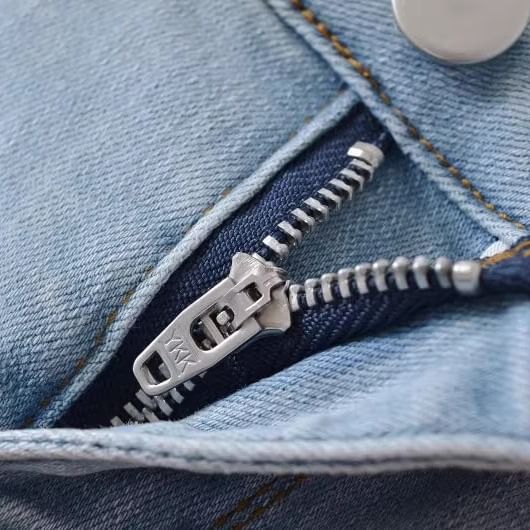 Low Rise Washed Distressed Denim Hot Pants