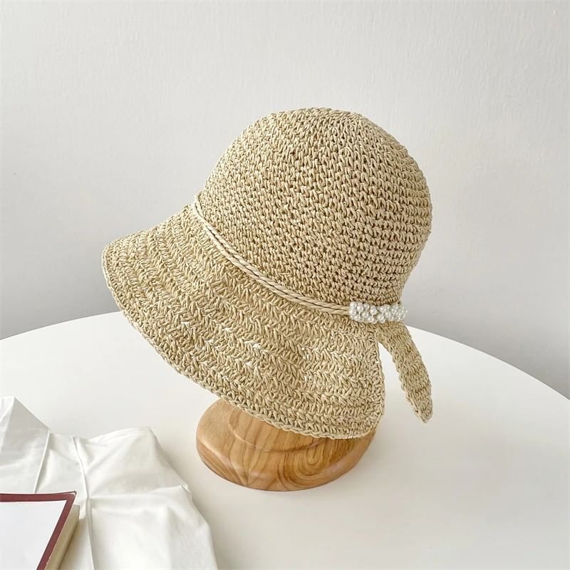 Cloche Straw Hat
