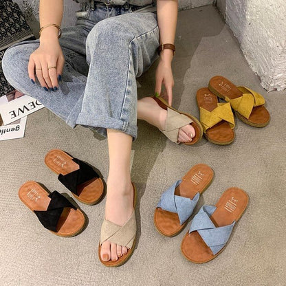 Criss Sandals Cross Slide