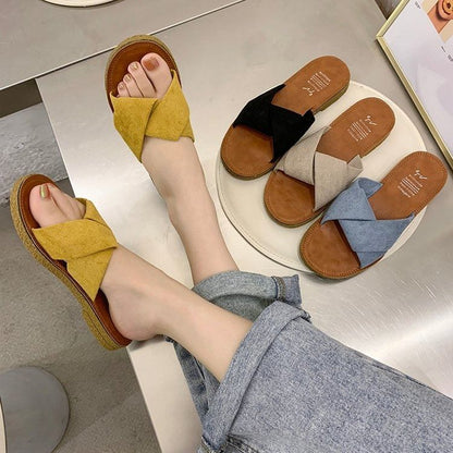 Criss Sandals Cross Slide