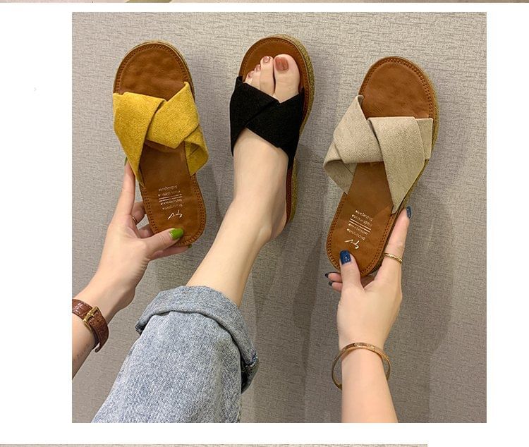 Criss Sandals Cross Slide