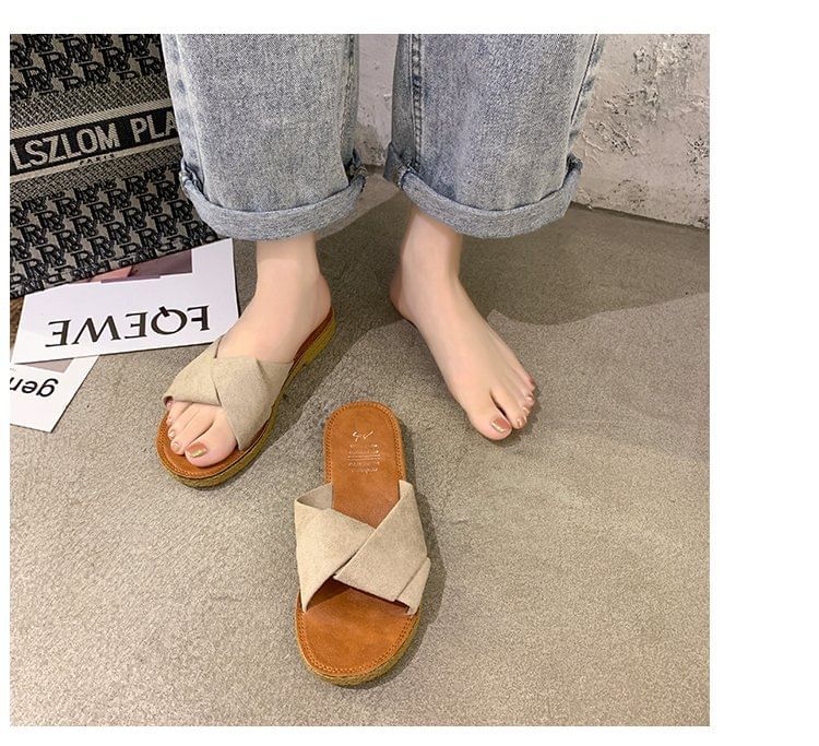 Criss Sandals Cross Slide
