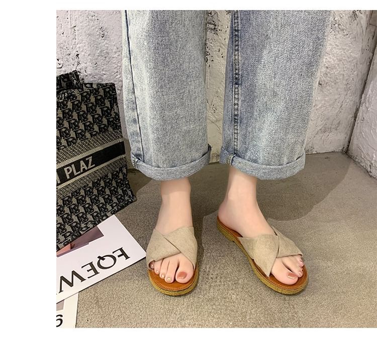 Criss Sandals Cross Slide