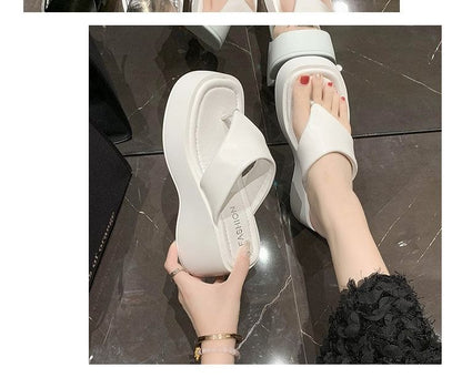 Flip-Flops Platform Heel Wedge