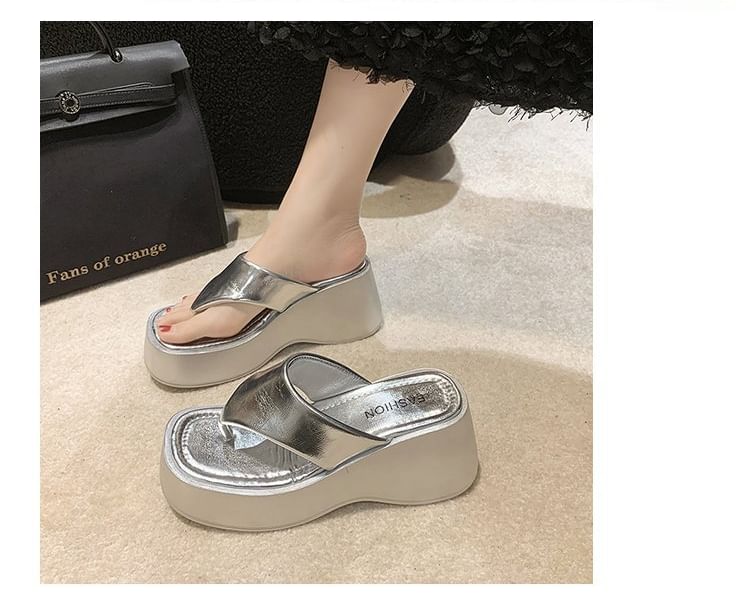 Flip-Flops Platform Heel Wedge