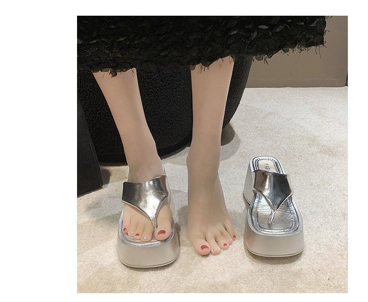 Flip-Flops Platform Heel Wedge