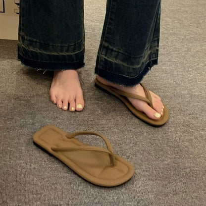 Plain Flip-Flops Flat