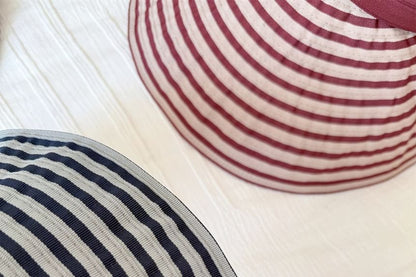Brim Wide Visor Striped