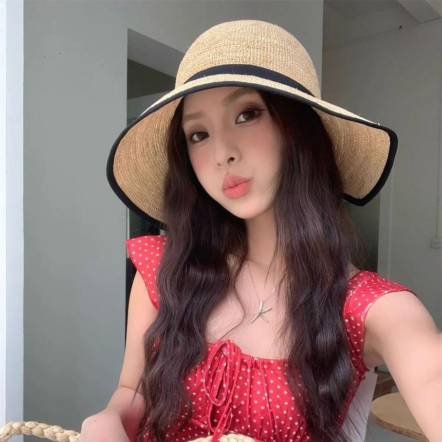 Hat Two Cloche Tone Straw