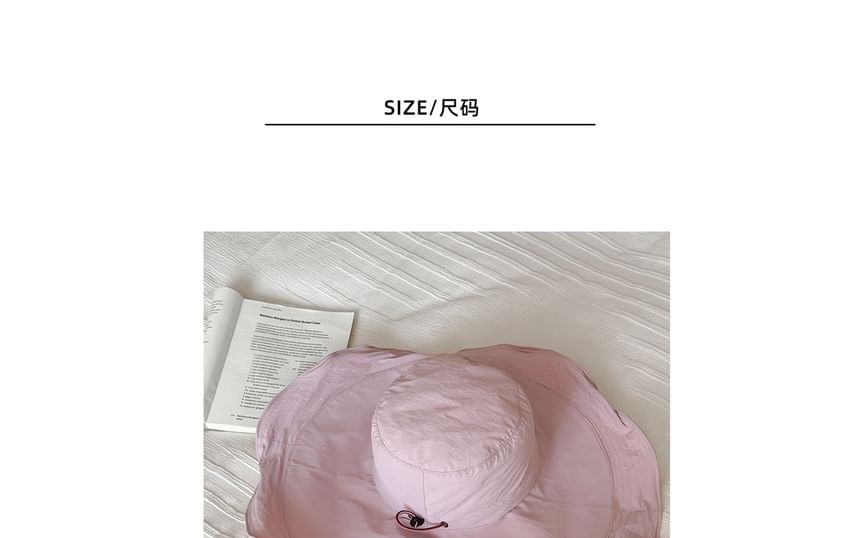 Bucket Hat Ruffle Plain Hiking