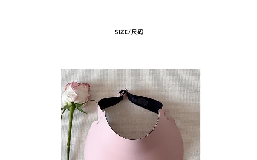 Visor Wide Plain Brim