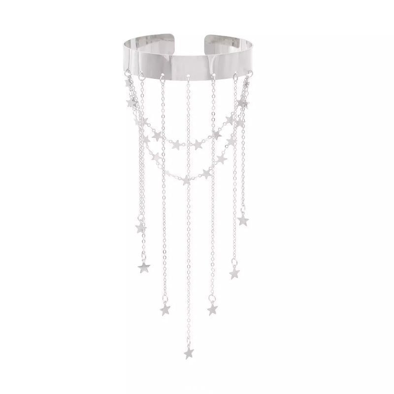 Fringed Armlet Star Open Alloy
