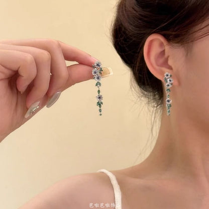 Dangle Floral Earring Alloy
