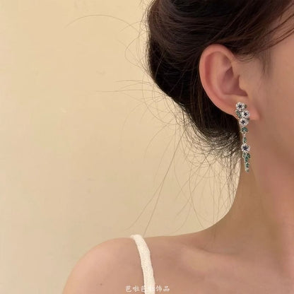 Dangle Floral Earring Alloy