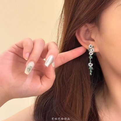 Dangle Floral Earring Alloy