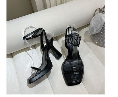 Ankle Platform Strap Heel High Sandals