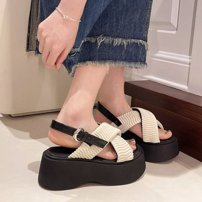Criss Sandals Cross Platform