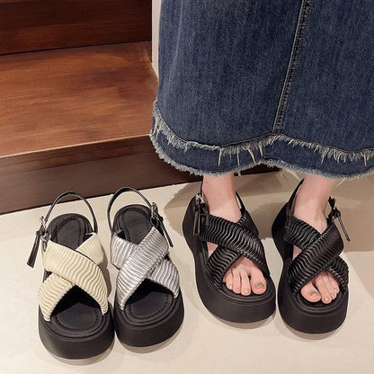 Criss Sandals Cross Platform