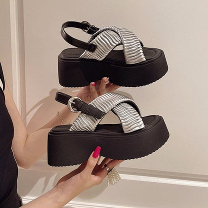 Criss Sandals Cross Platform