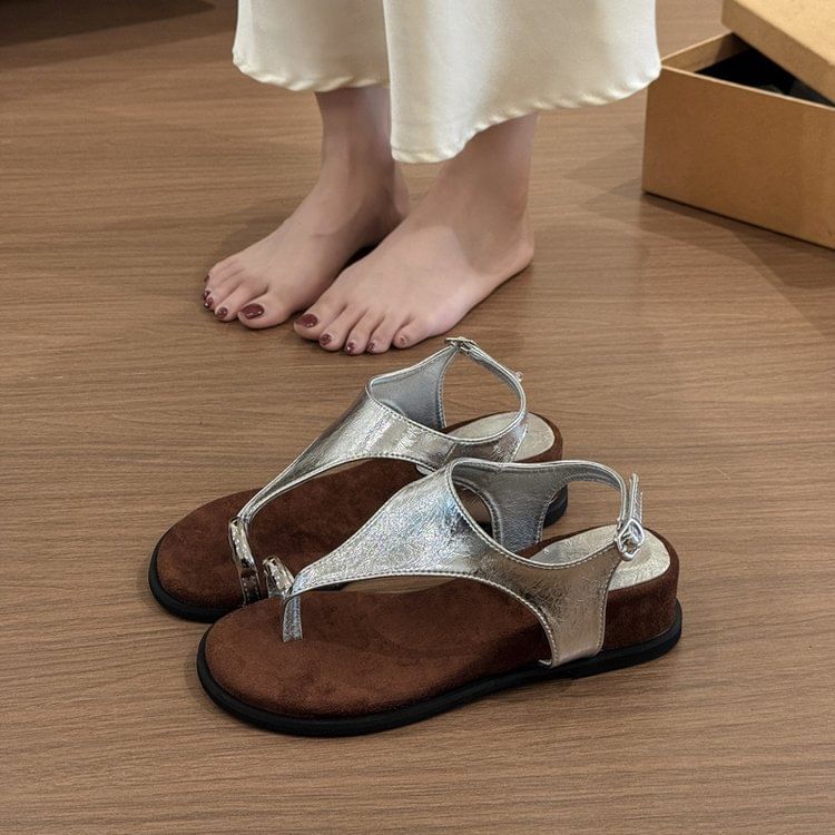 Toe Wedge Sandals Loop