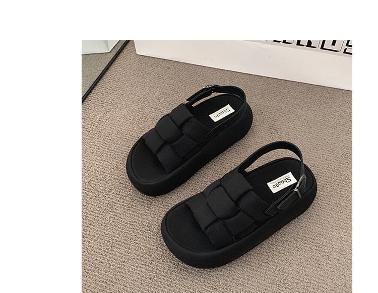 Sandals Woven Platform
