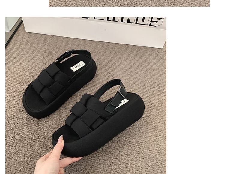 Sandals Woven Platform