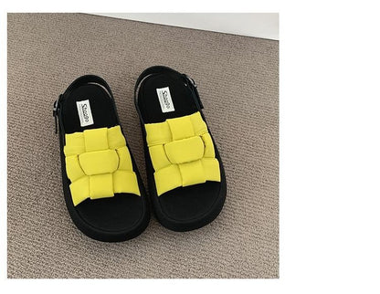 Sandals Woven Platform